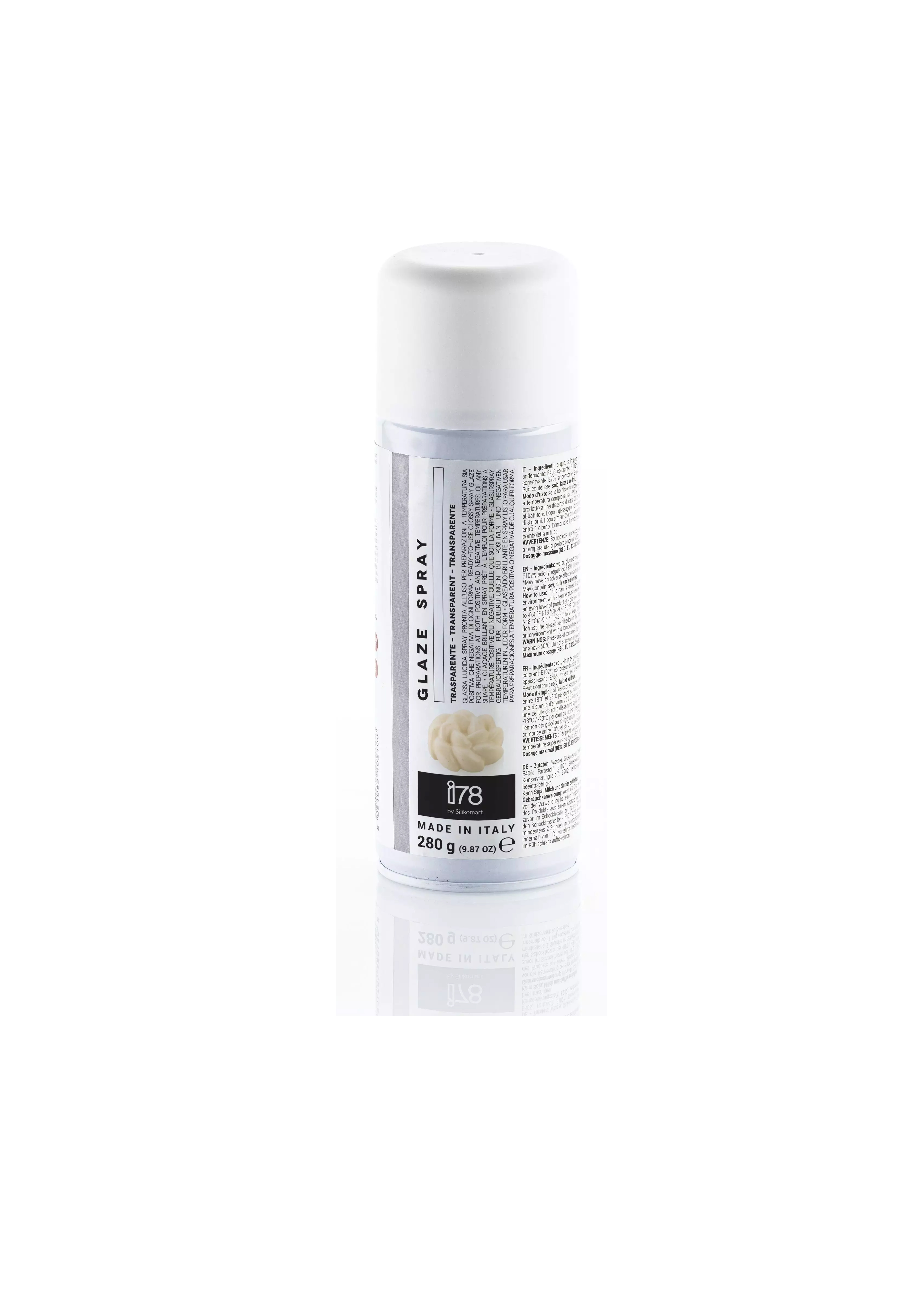 SILIKOMART GLAÇAGE SPRAY TRANSPARENT 280GR 99.549.02.001